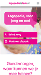 Mobile Screenshot of logopedieisleuk.nl